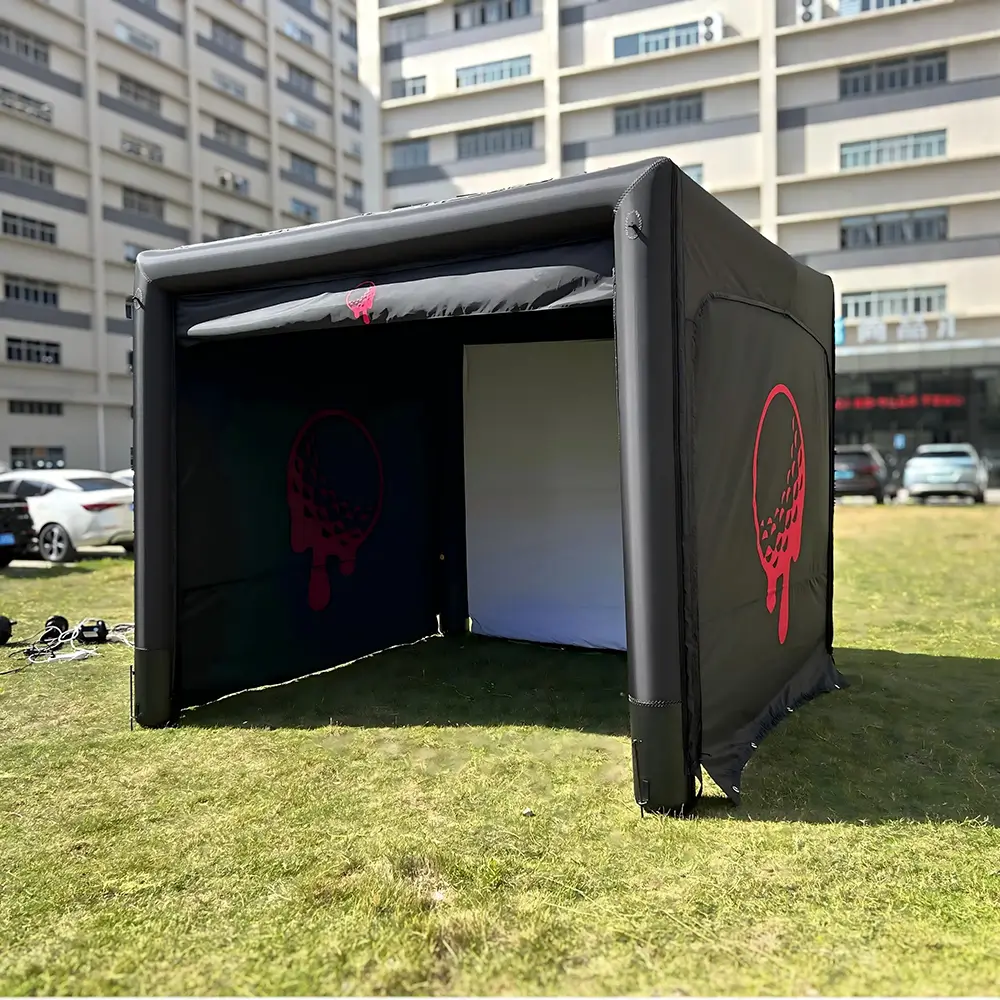 Inflatable Golf Simulator Enclosure: Play Anywhere in 5 Mins